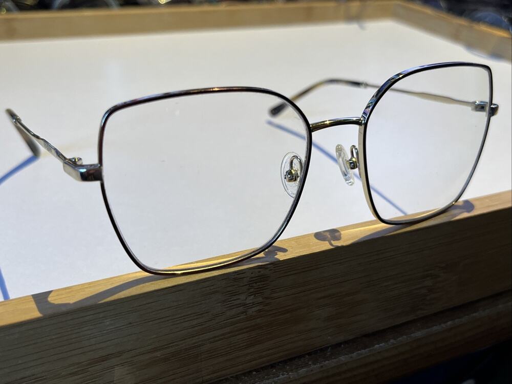 Vogue Eyewear Eyeglasses, VO 4274 5078 53-17-135 Silver Metal Square Frames Only